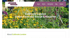 Desktop Screenshot of cultivatelondon.org