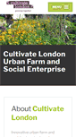 Mobile Screenshot of cultivatelondon.org